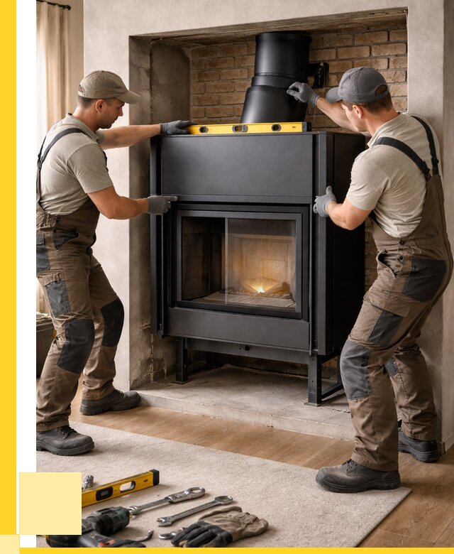 Установка каминных топок в Мариинске под ключ от 18356 р. | ЭриданМрн