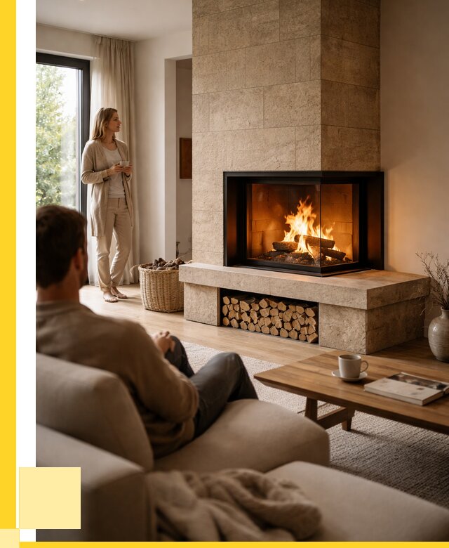 Угловые камины из кирпича установка в Мариинске от 152970 р. ЭриданМрн