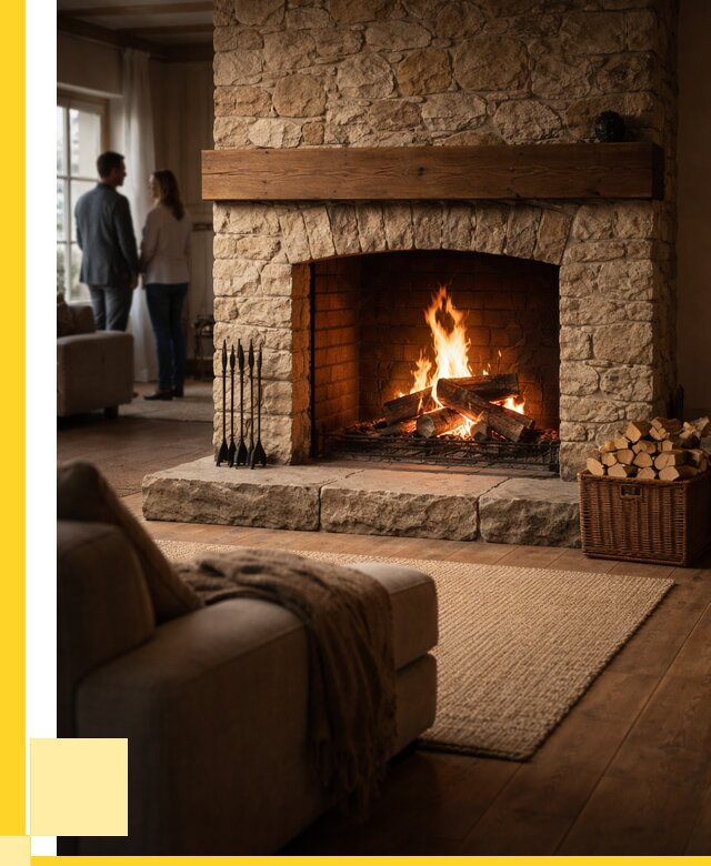 Открытые камины под ключ в Мариинске от 152970 р. ЭриданМрн