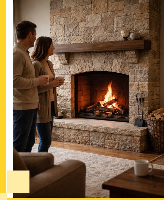 Каменные камины на заказ в Мариинске от 183564 р. | ЭриданМрн