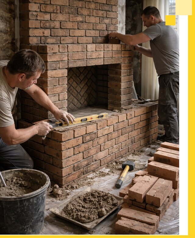 Изготовление и установка кирпичных каминов в Мариинске