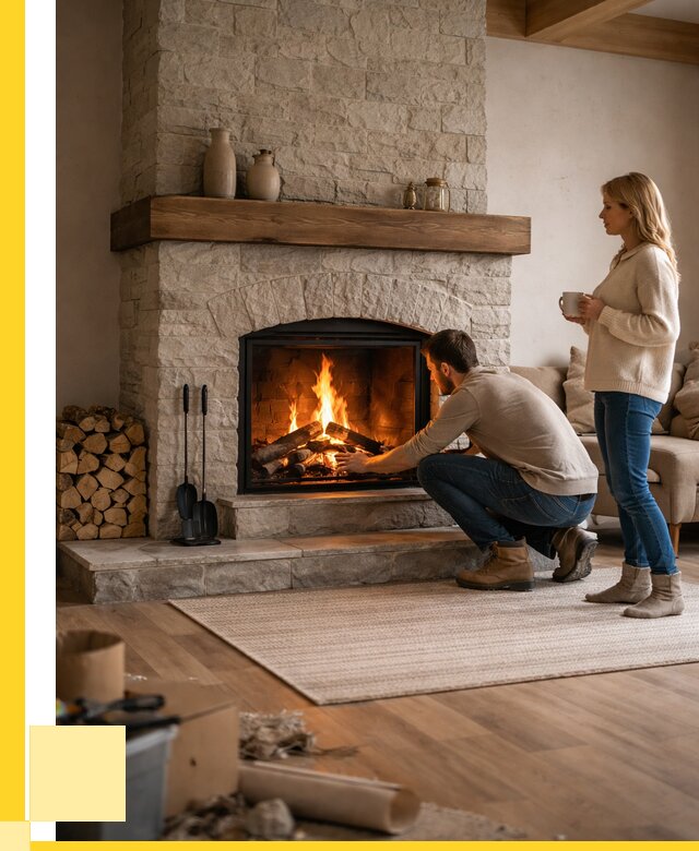 Камины для загородного дома в Мариинске от 356930 р., ЭриданМрн