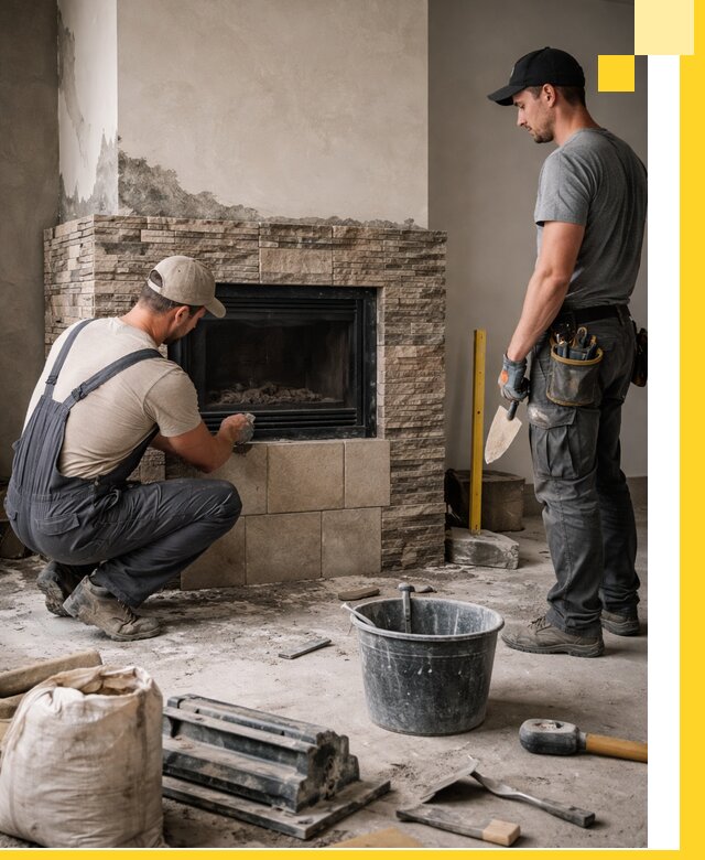 Камины под ключ в Мариинске: проект, изготовление и монтаж