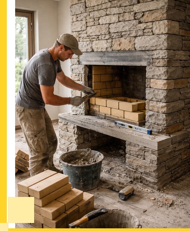 Кладка каминов и камина в Мариинске от 25495 р. ЭриданМрн