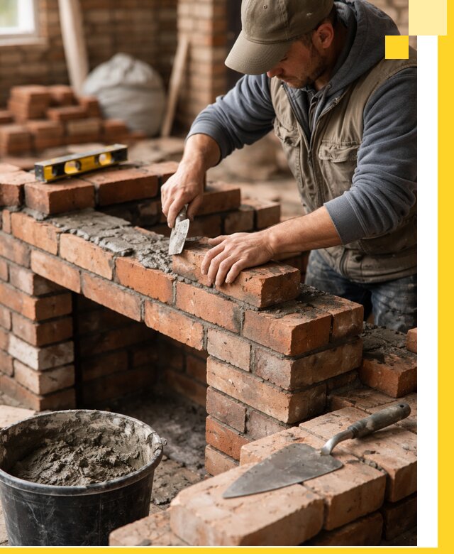 Кладка каминов под ключ в Мариинске профессиональная отделка и монтаж