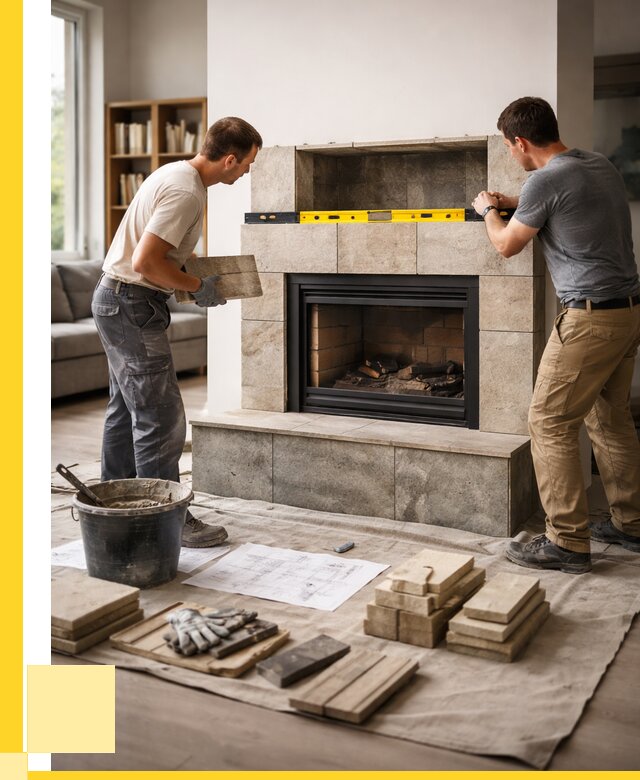 Монтаж каминов и установка в Мариинске от 45891 р. | ЭриданМрн