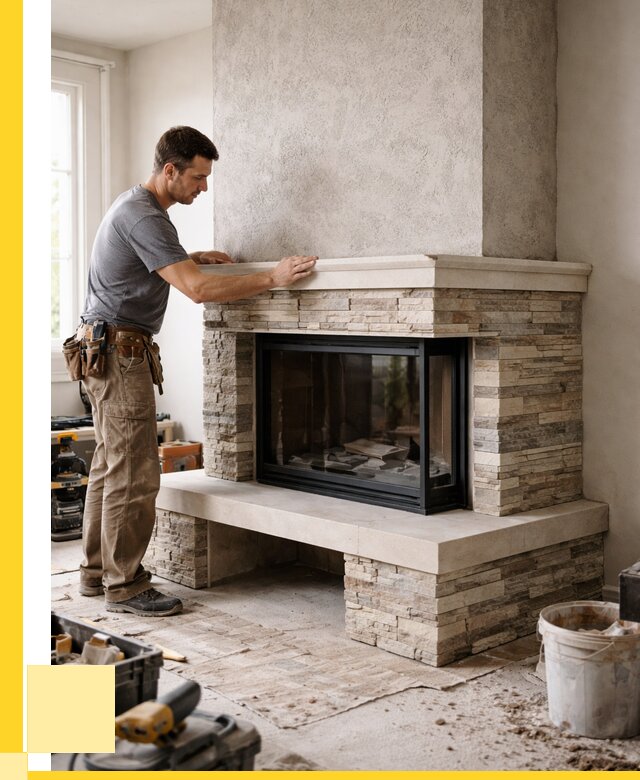 Изготовление каминов под ключ в Мариинске от 152970 р. | ЭриданМрн