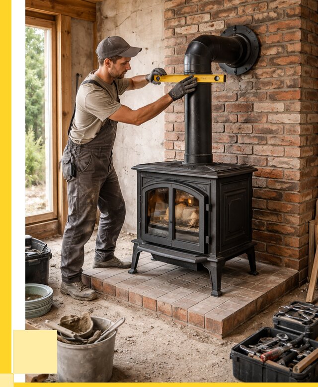 Монтаж печей установка банной печи в Мариинске от 15297 р. | ЭриданМрн