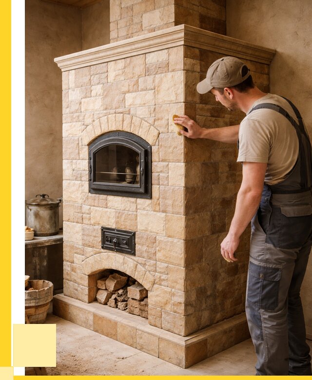 Облицовка печей в Мариинске от 4589 р. под ключ | ЭриданМрн