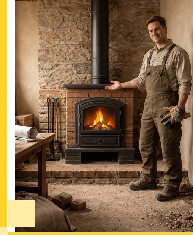 Печи отопительные из кирпича в Мариинске от 81584 р., ЭриданМрн