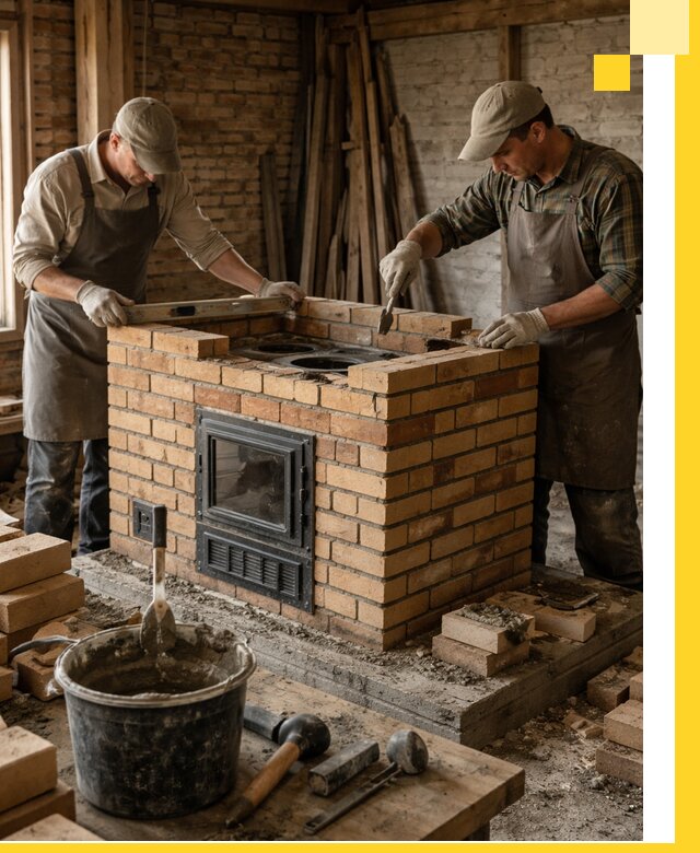 Изготовление и установка варочных печей под ключ в Мариинске