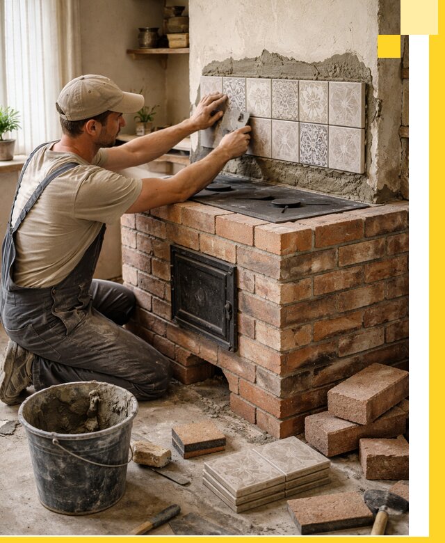 Печи с плитой на заказ монтаж гарантия и сервис в Мариинске