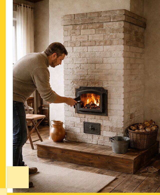 Печь голландка из кирпича в Мариинске от 86683 р. | ЭриданМрн