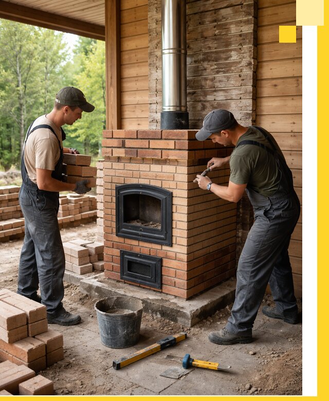 Производство и установка дачных печей под ключ в Мариинске