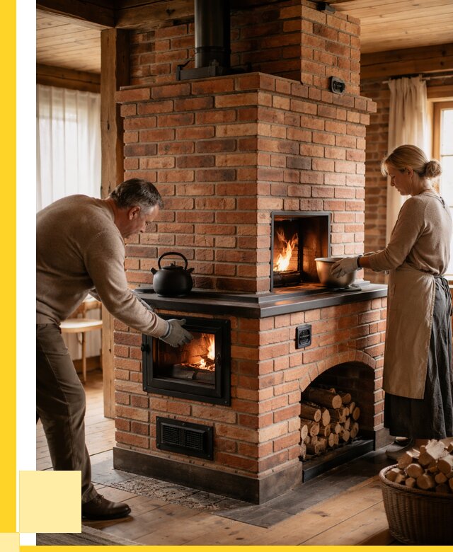 Печи для загородного дома под ключ в Мариинске от 81584 р. | ЭриданМрн