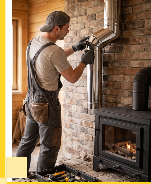 Монтаж дымоходов для печей в Мариинске от 7649 р. | ЭриданМрн