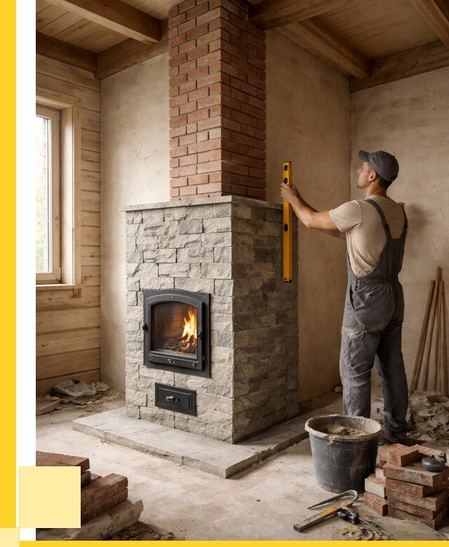 Печи и дымоходы под ключ в Мариинске от 45891 р., ЭриданМрн