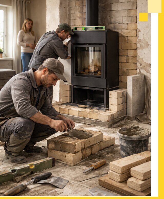 Печи и камины под ключ: проект, установка в Мариинске