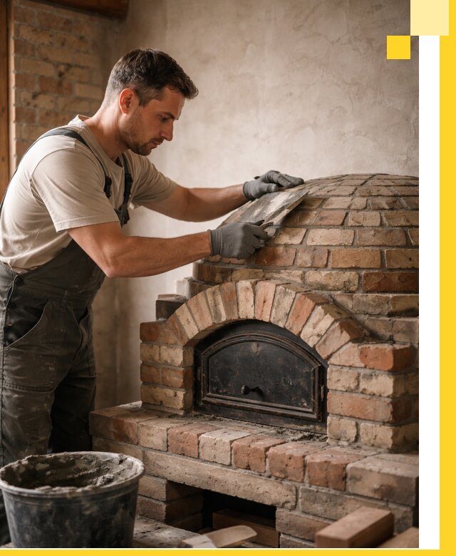 Изготовление и монтаж помпейских печей на заказ в Мариинске