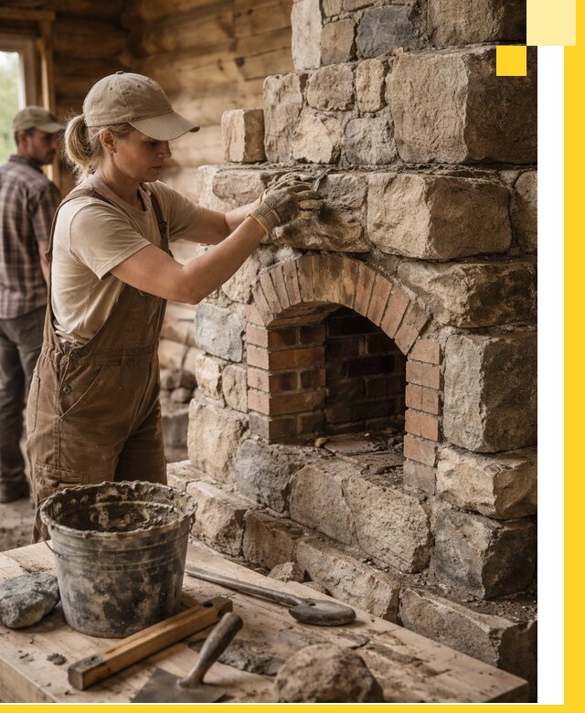 Каменные печи на заказ и монтаж в Мариинске, долговечные решения