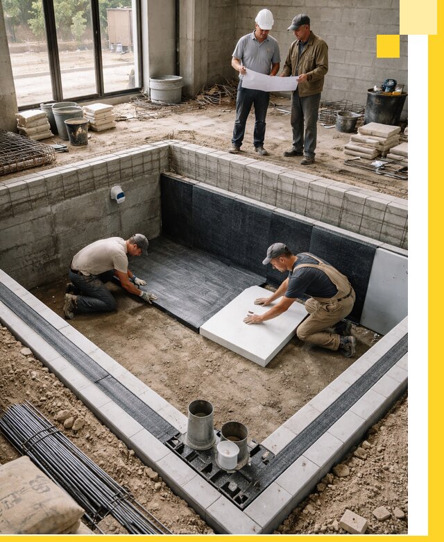 Проекты частных и общественных бассейнов под ключ в Мариинске