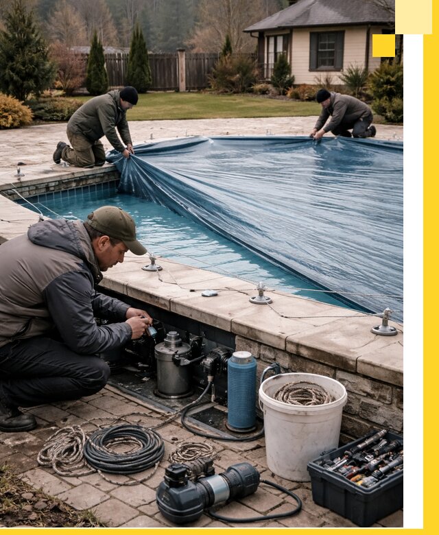 Консервация бассейнов в Мариинске: подготовка к длительному хранению