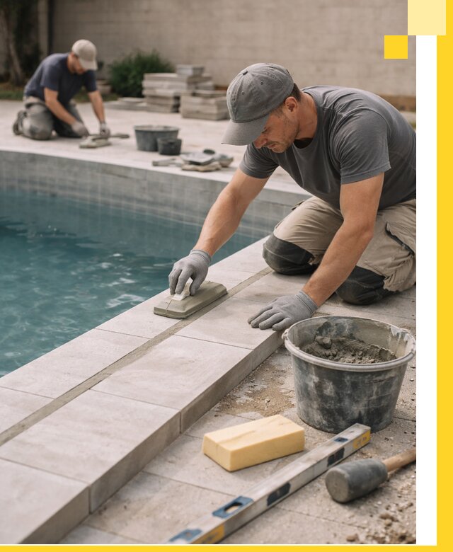 Отделка бассейнов в Мариинске: декоративная отделка и гидроизоляция