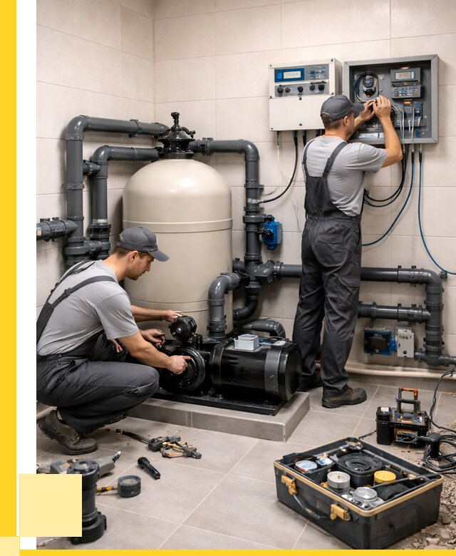 Монтаж оборудования для бассейнов в Мариинске от 40792 р. | ЭриданМрн