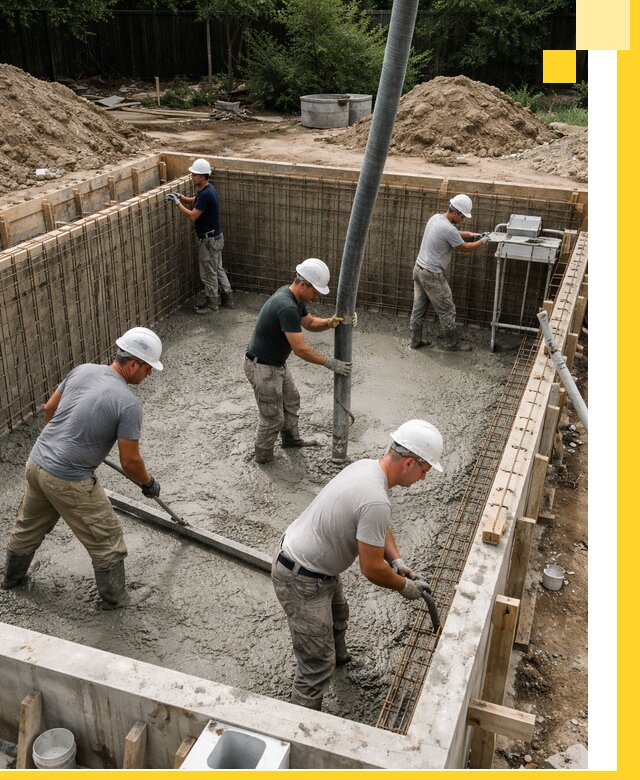 Строительство бетонных бассейнов под ключ в Мариинске