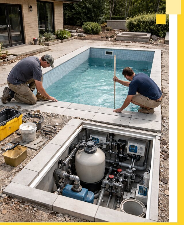 Строительство качественных домашних бассейнов под ключ в Мариинске