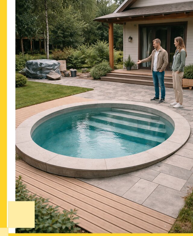 Бассейн на даче под ключ в Мариинске от 203960 р., ЭриданМрн