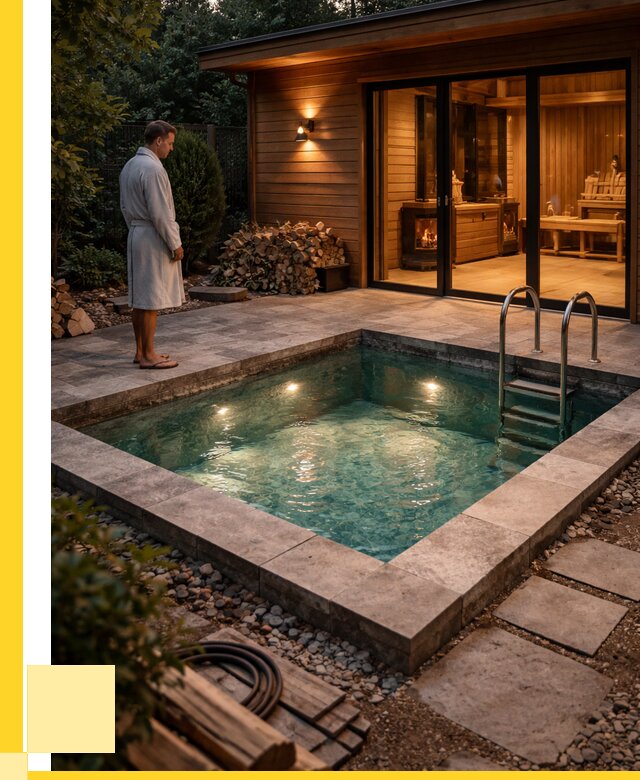 Бани с бассейном под ключ в Мариинске от 96881 р. | ЭриданМрн