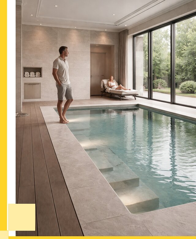 Бассейны в коттедже под ключ в Мариинске от 1223760 р. | ЭриданМрн