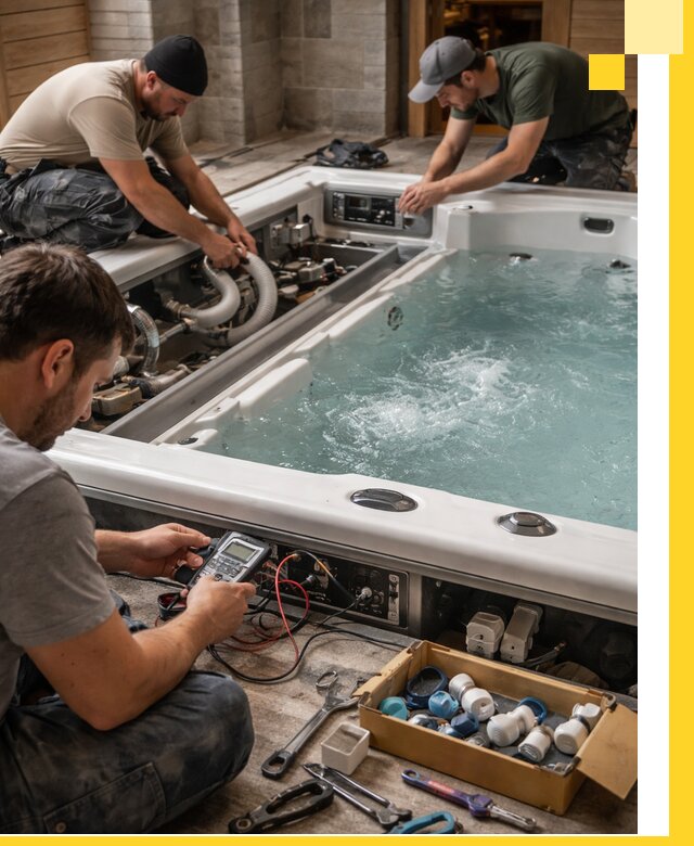 Гидромассажные бассейны под ключ в Мариинске, дизайн и монтаж