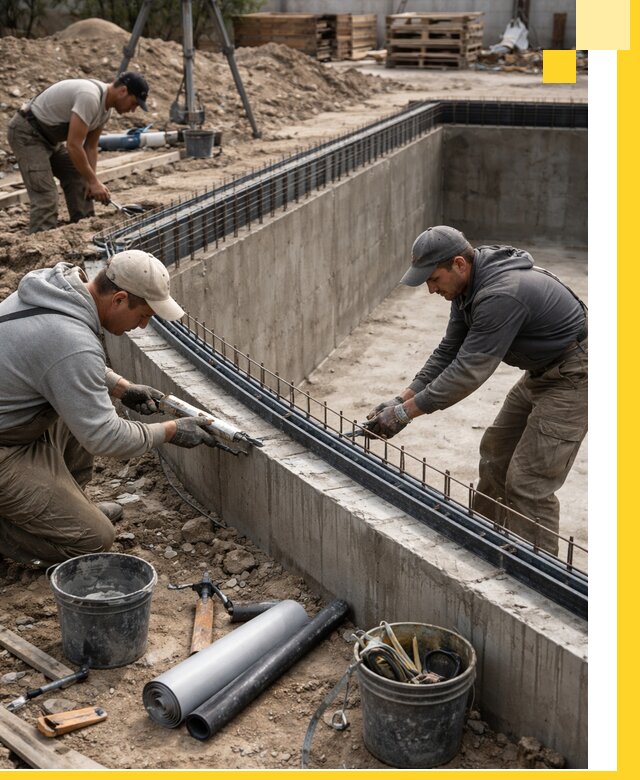 Качественный монтаж чаши бассейна в Мариинске под ключ с гарантией