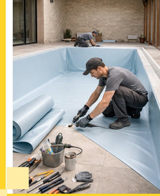 Пленка ПВХ для бассейнов в Мариинске от 2550 р. | ЭриданМрн