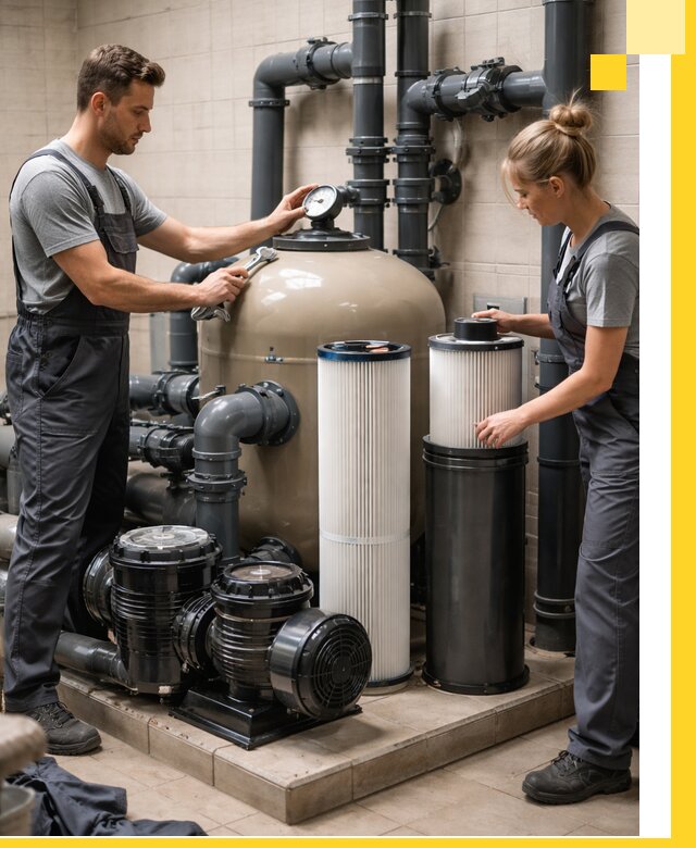 Фильтры и системы фильтрации для бассейнов в Мариинске