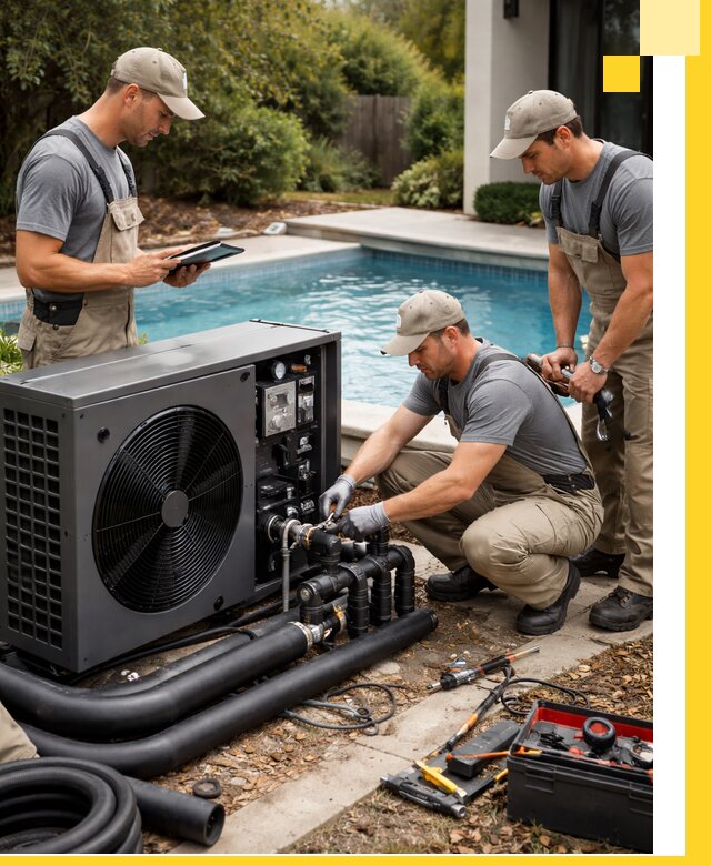 Проектирование и установка тепловых насосов для бассейнов в Мариинске