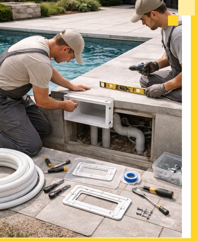 Поставка и установка скиммеров для бассейнов в Мариинске