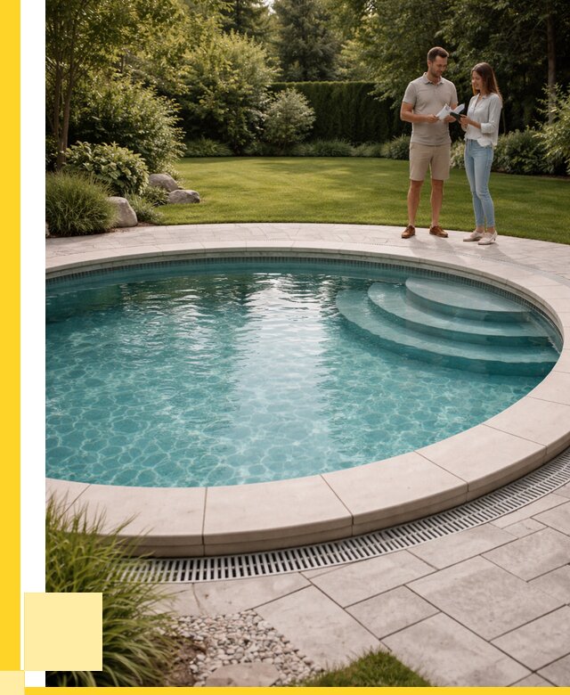 Круглые каркасные бассейны купить в Мариинске от 254950 р. | ЭриданМрн