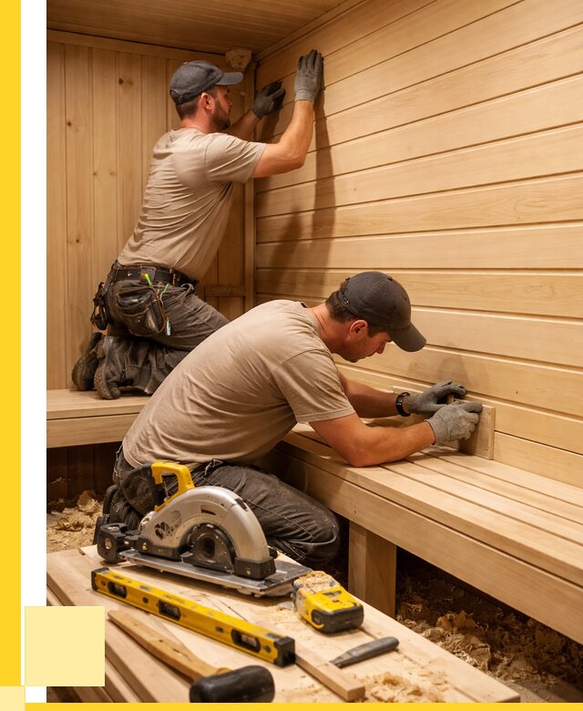 Обшивка саун вагонкой в Мариинске от 2550 р. | ЭриданМрн