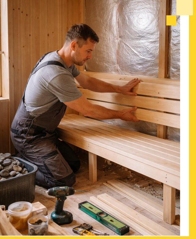 Проектирование, изготовление и монтаж финских саун в Мариинске