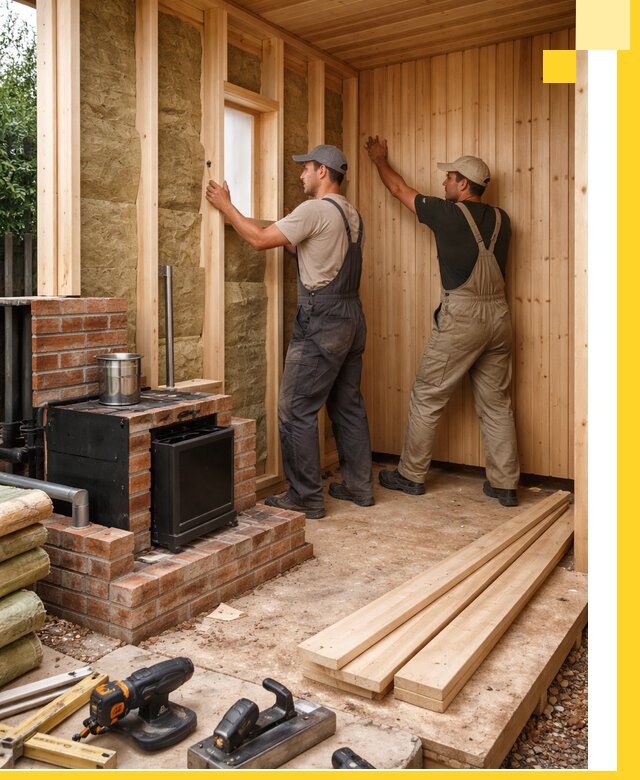 Строительство и установка дачных саун под ключ в Мариинске