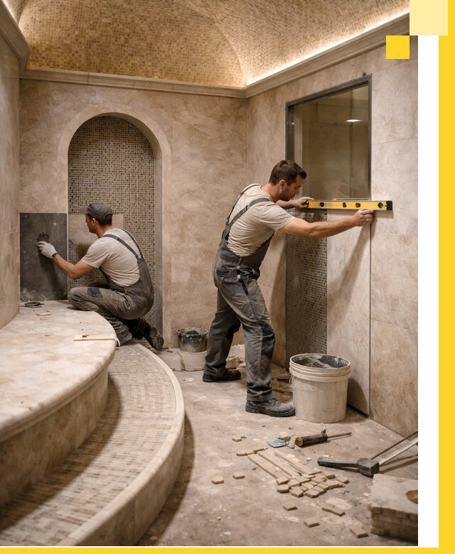 Проектирование и строительство саун с хамамом под ключ в Мариинске