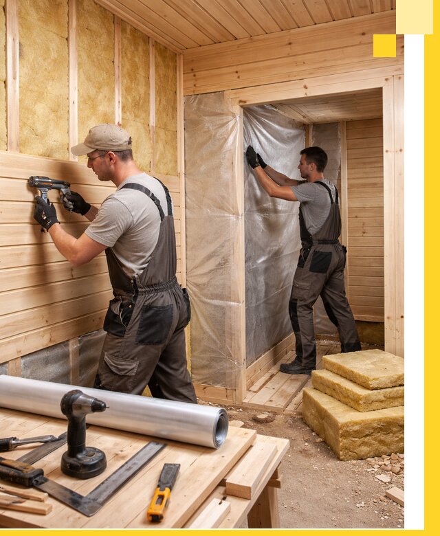 Бани под ключ в Мариинске с проектом и полным монтажом