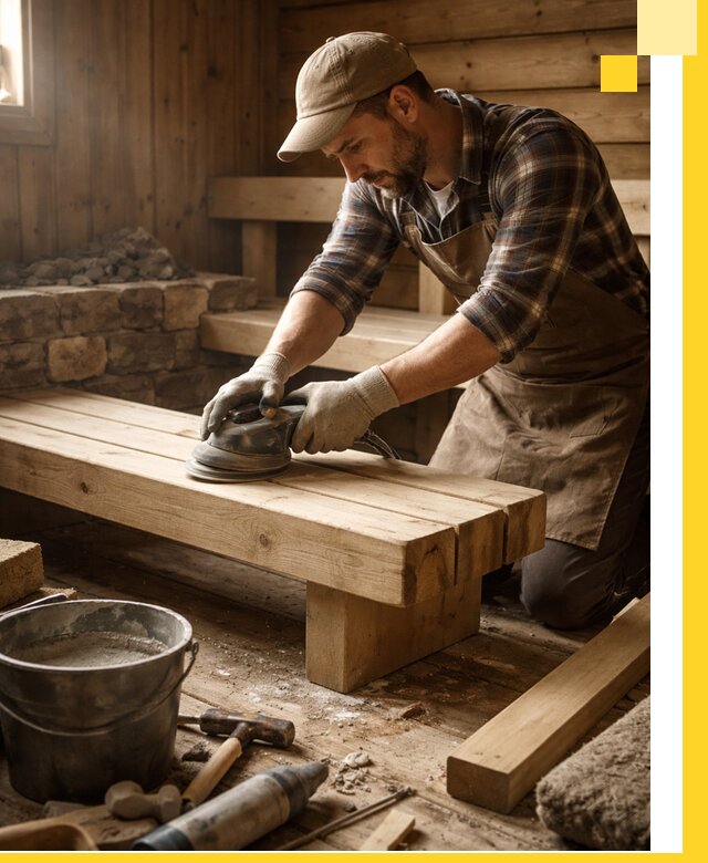 Ремонт бань под ключ в Мариинске с гарантией качества и сроков