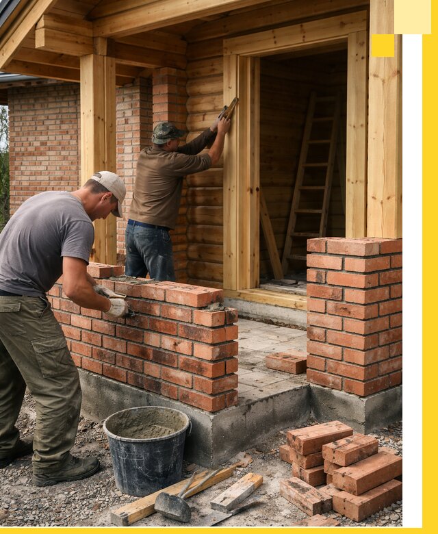 Строительство кирпичных бань под ключ в Мариинске с гарантией качества