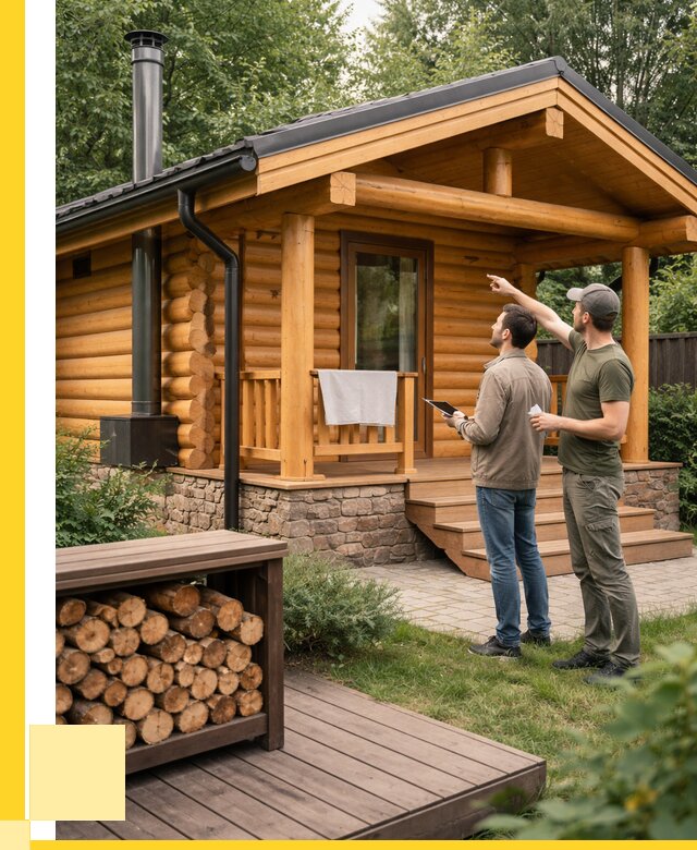 Бани для дачи под ключ в Мариинске от 254950 р. | ЭриданМрн