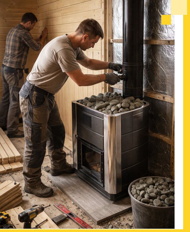 Проектирование и строительство парилок для бани в Мариинске под ключ