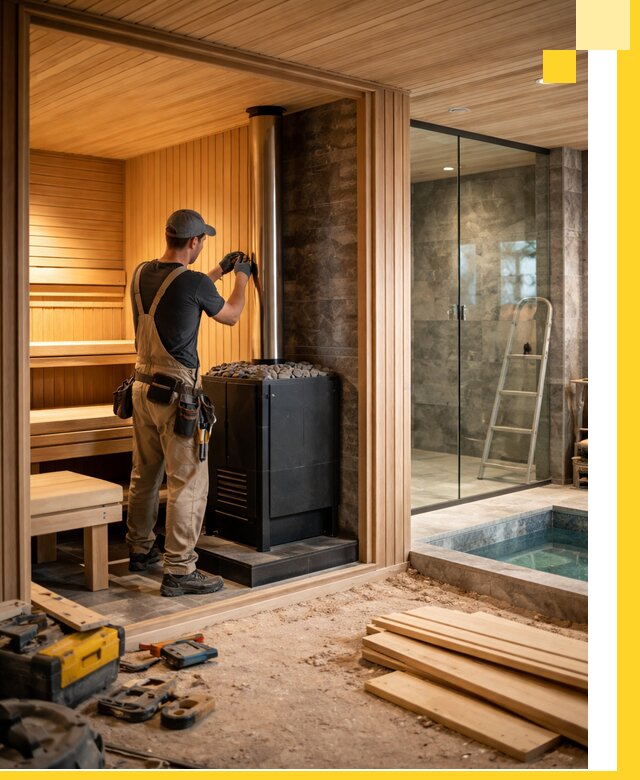 Полное строительство банных комплексов под ключ в Мариинске